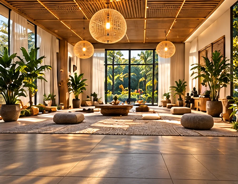 Concept rendering of a welcoming space for wellness events and community gathering